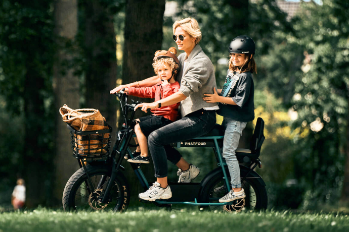 Kinderzitje op een fatbike